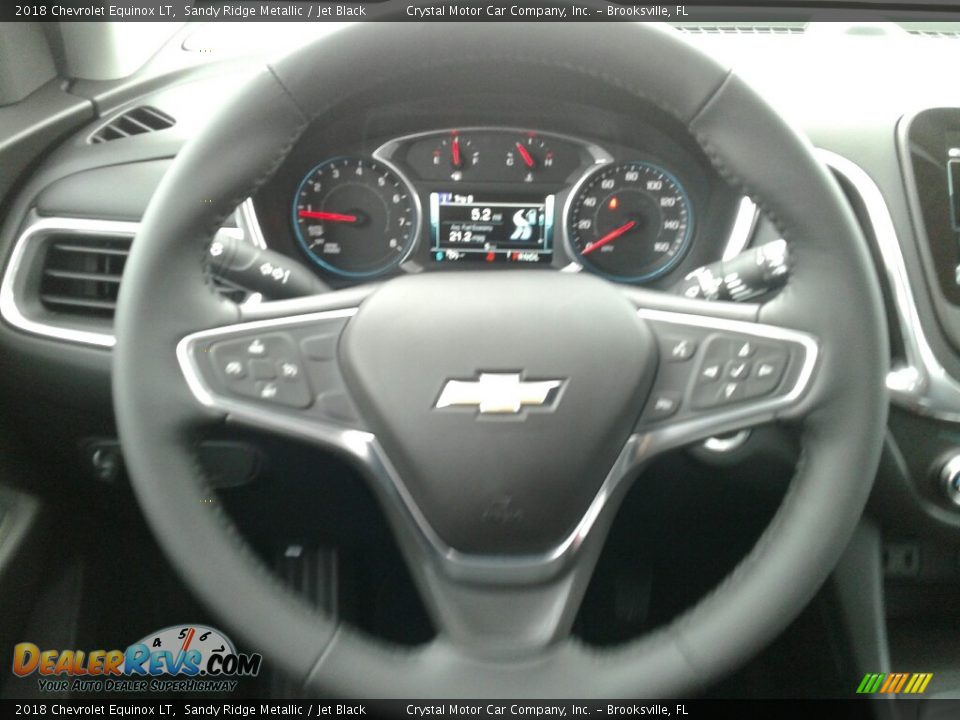 2018 Chevrolet Equinox LT Sandy Ridge Metallic / Jet Black Photo #14