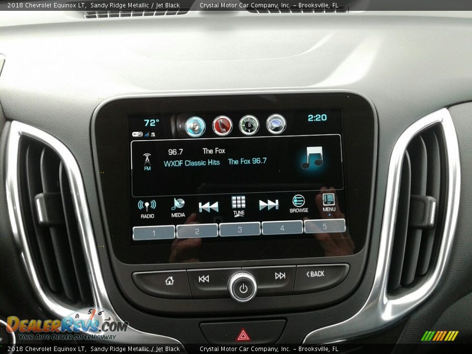 2018 Chevrolet Equinox LT Sandy Ridge Metallic / Jet Black Photo #15