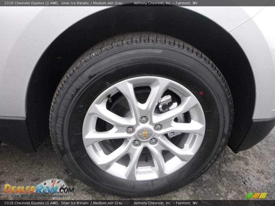 2018 Chevrolet Equinox LS AWD Silver Ice Metallic / Medium Ash Gray Photo #2