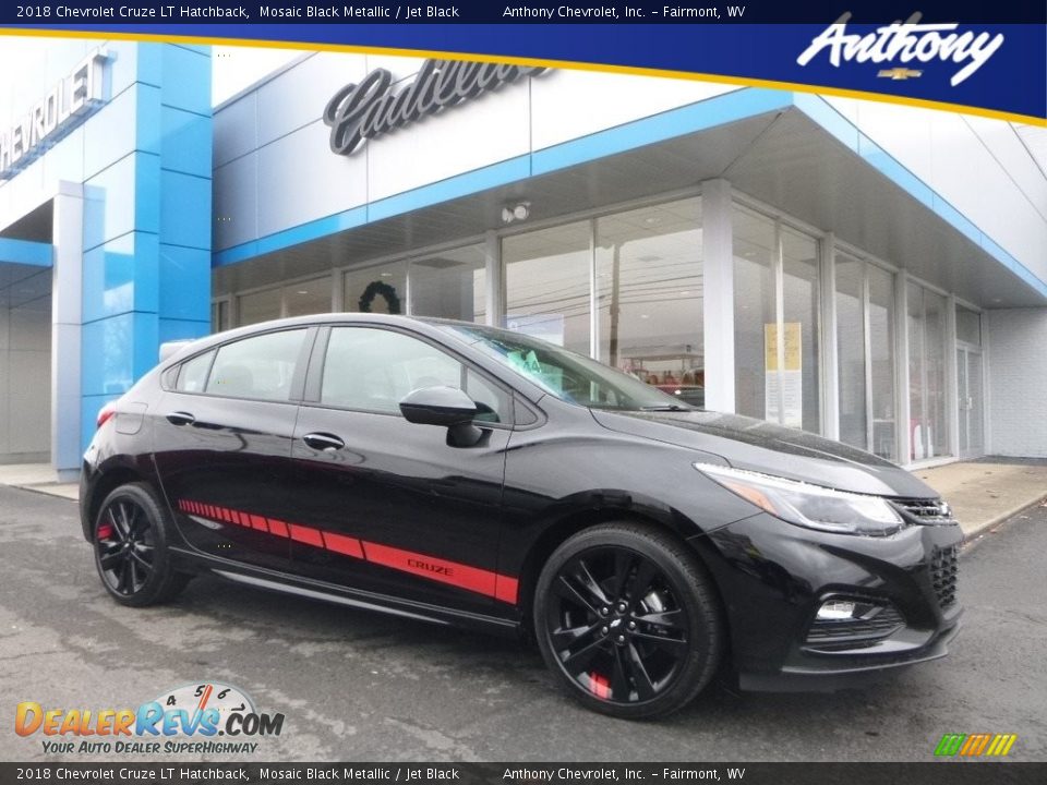 2018 Chevrolet Cruze LT Hatchback Mosaic Black Metallic / Jet Black Photo #1