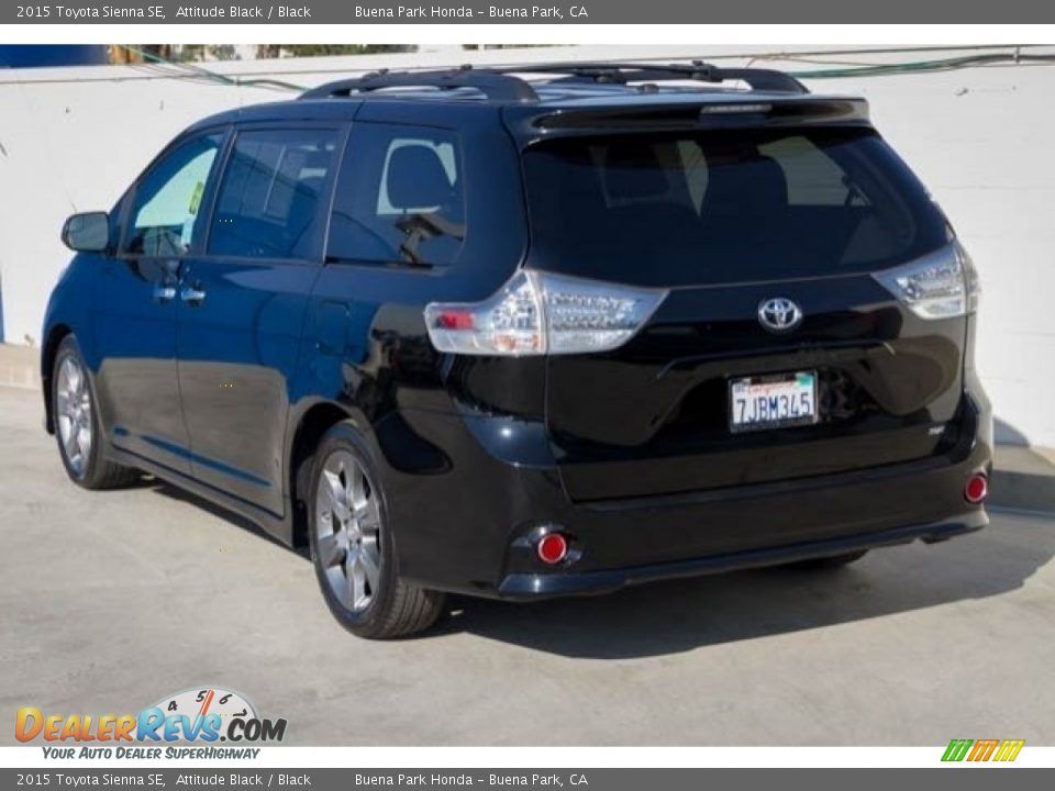 2015 Toyota Sienna SE Attitude Black / Black Photo #2
