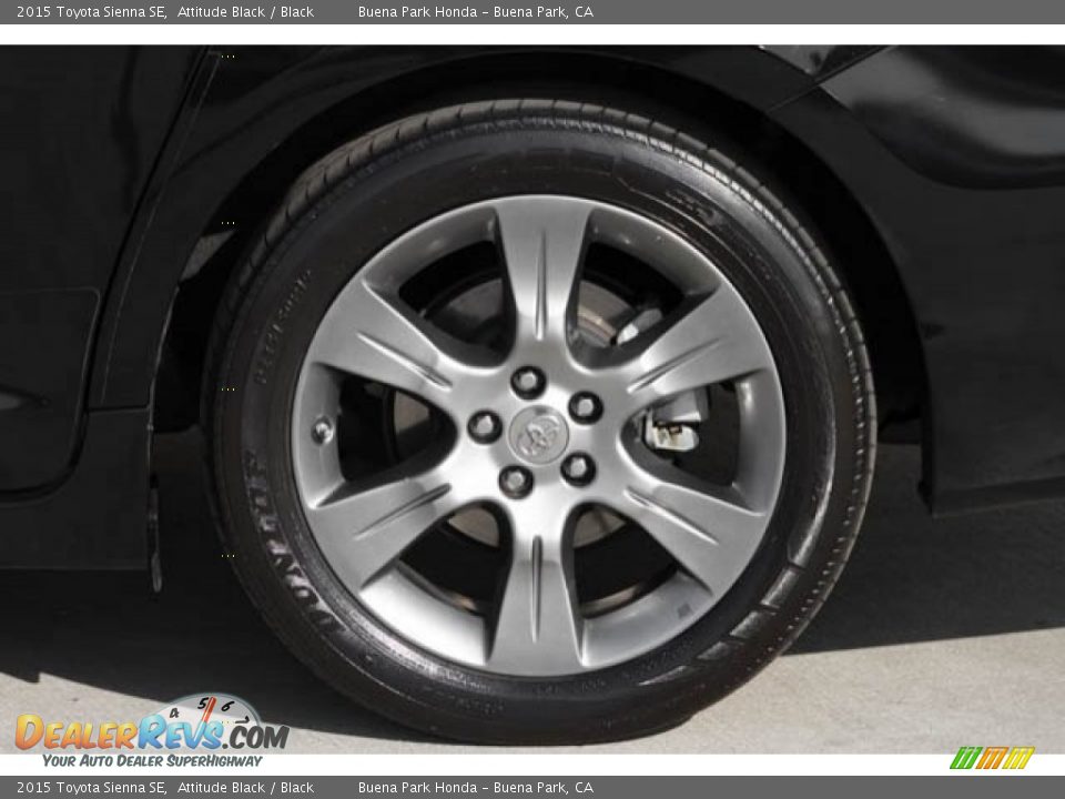 2015 Toyota Sienna SE Attitude Black / Black Photo #29