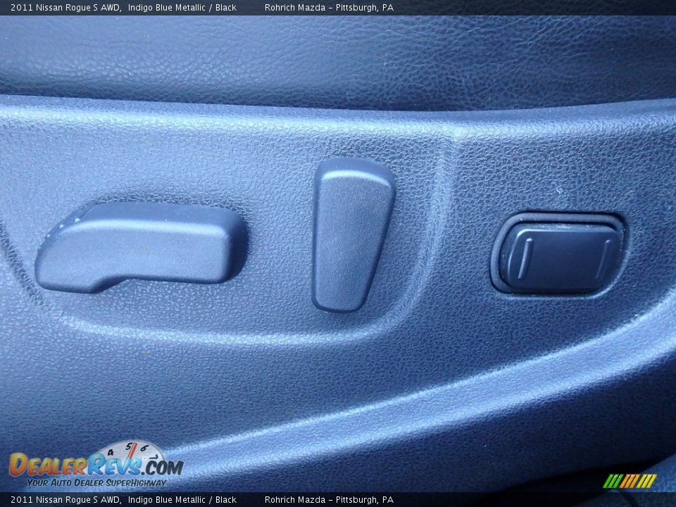 2011 Nissan Rogue S AWD Indigo Blue Metallic / Black Photo #20