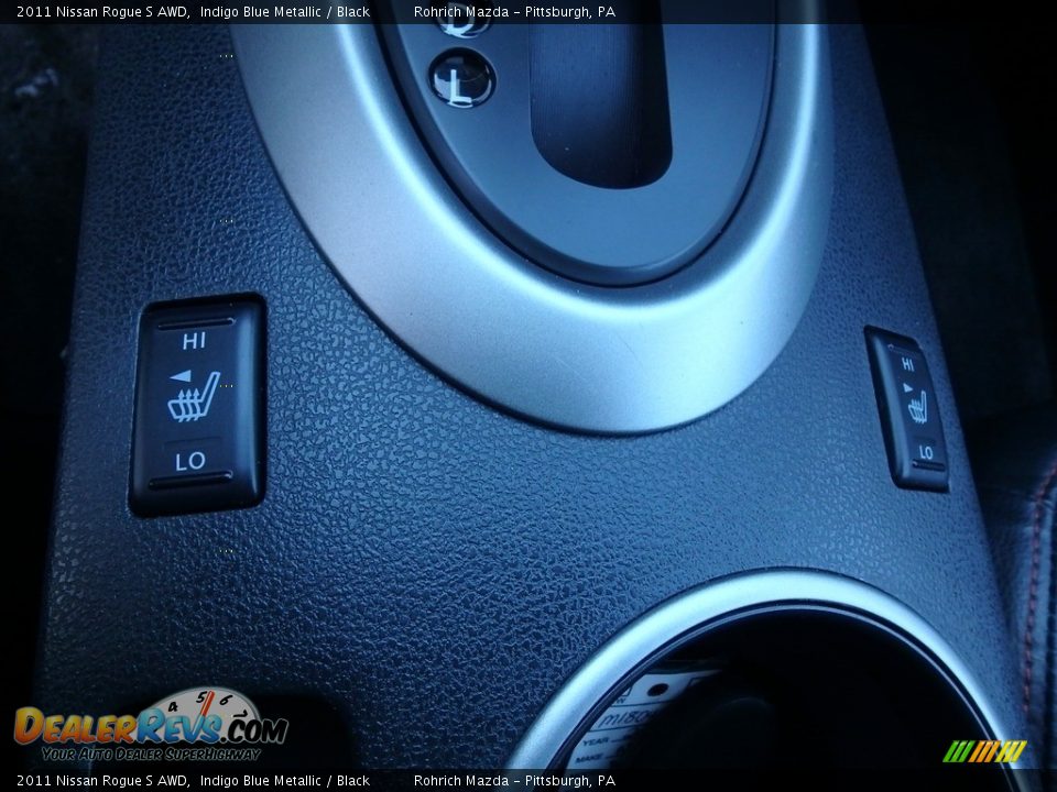 2011 Nissan Rogue S AWD Indigo Blue Metallic / Black Photo #23