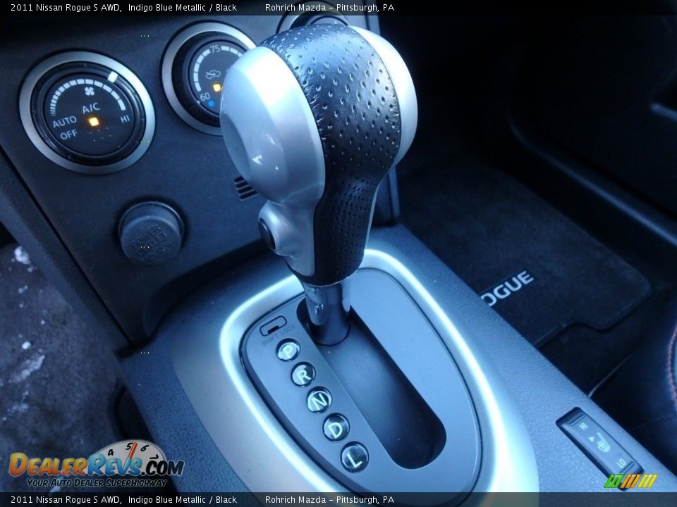 2011 Nissan Rogue S AWD Indigo Blue Metallic / Black Photo #24