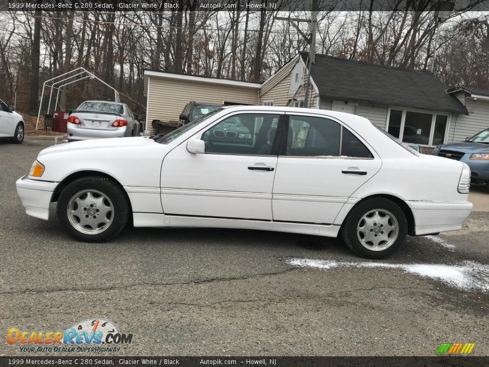 1999 Mercedes-Benz C 280 Sedan Glacier White / Black Photo #2
