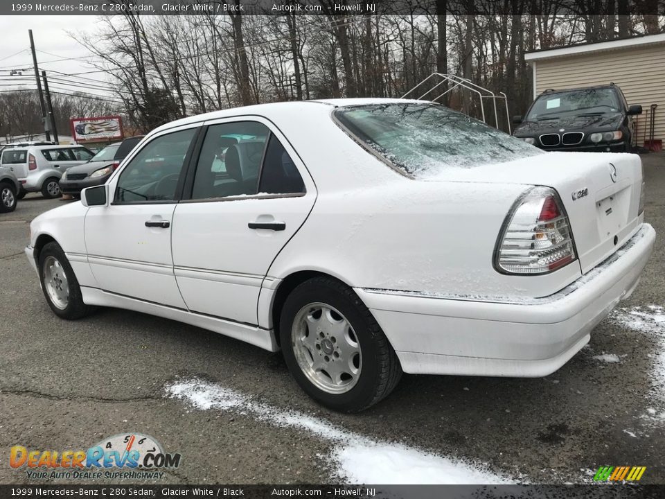 1999 Mercedes-Benz C 280 Sedan Glacier White / Black Photo #3