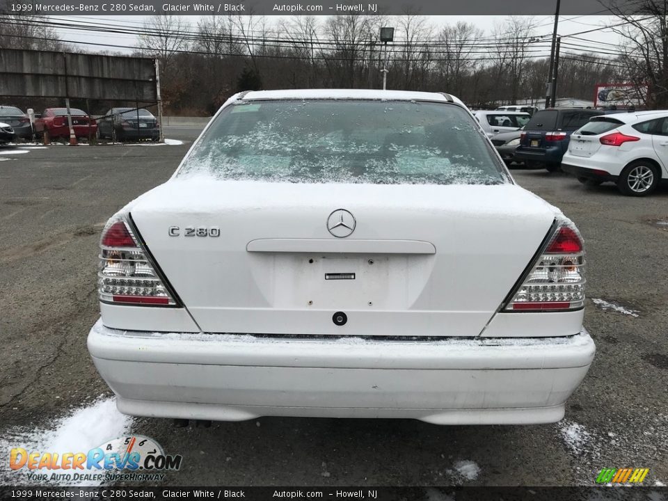 1999 Mercedes-Benz C 280 Sedan Glacier White / Black Photo #4