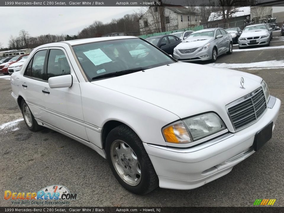 1999 Mercedes-Benz C 280 Sedan Glacier White / Black Photo #7