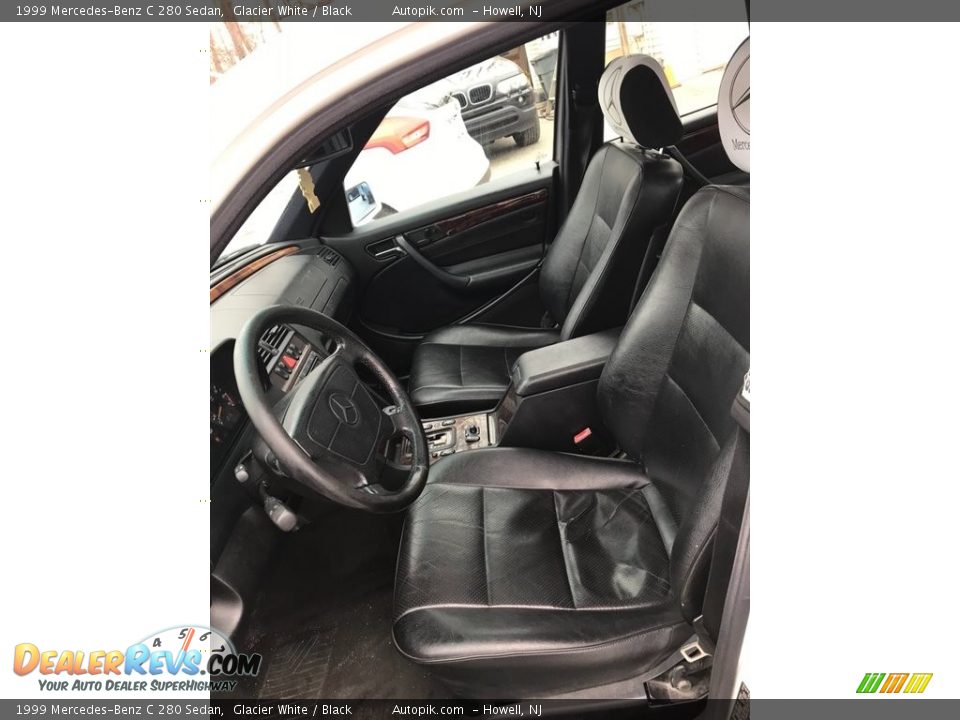 1999 Mercedes-Benz C 280 Sedan Glacier White / Black Photo #9