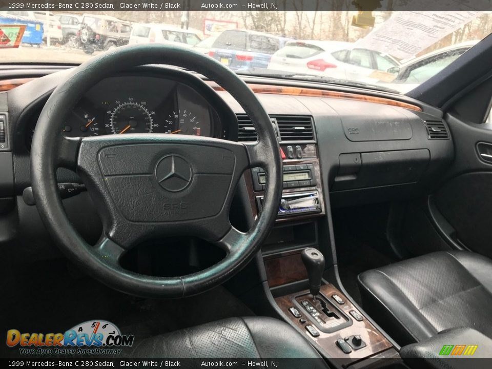 1999 Mercedes-Benz C 280 Sedan Glacier White / Black Photo #13