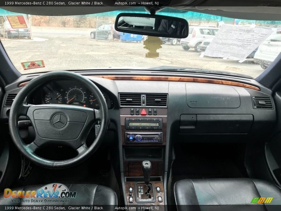 1999 Mercedes-Benz C 280 Sedan Glacier White / Black Photo #14