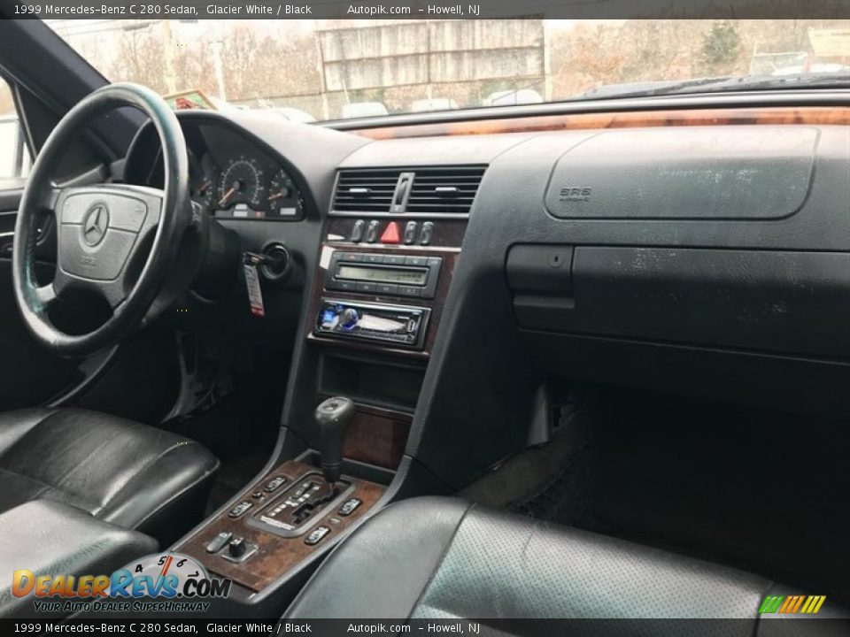 1999 Mercedes-Benz C 280 Sedan Glacier White / Black Photo #15