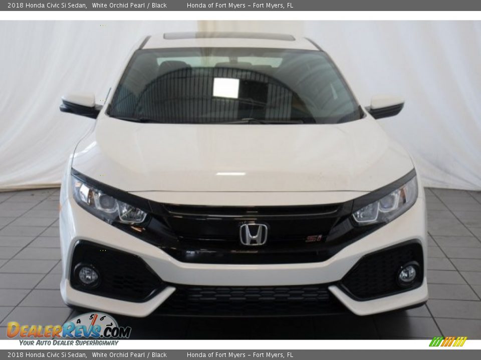 2018 Honda Civic Si Sedan White Orchid Pearl / Black Photo #4