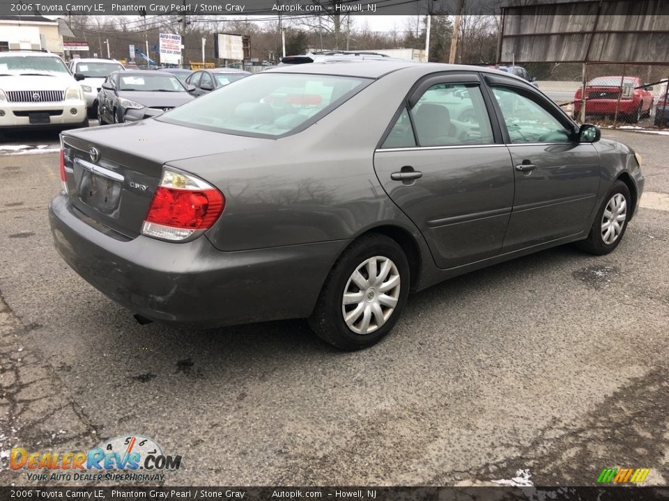 2006 Toyota Camry LE Phantom Gray Pearl / Stone Gray Photo #6