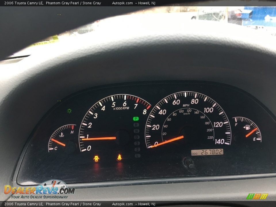 2006 Toyota Camry LE Phantom Gray Pearl / Stone Gray Photo #12
