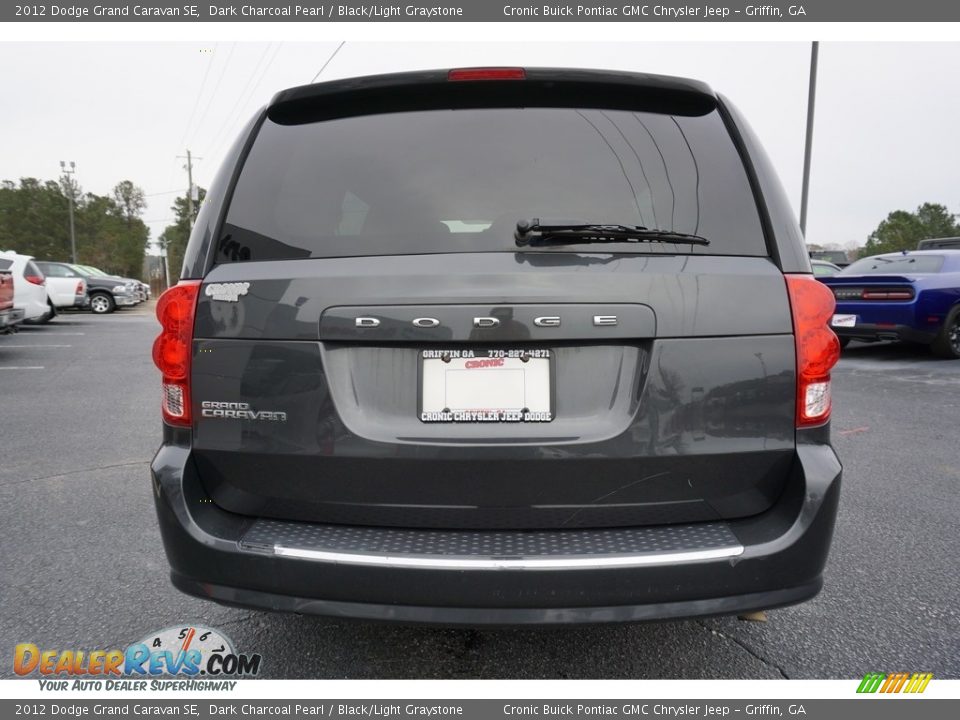 2012 Dodge Grand Caravan SE Dark Charcoal Pearl / Black/Light Graystone Photo #6