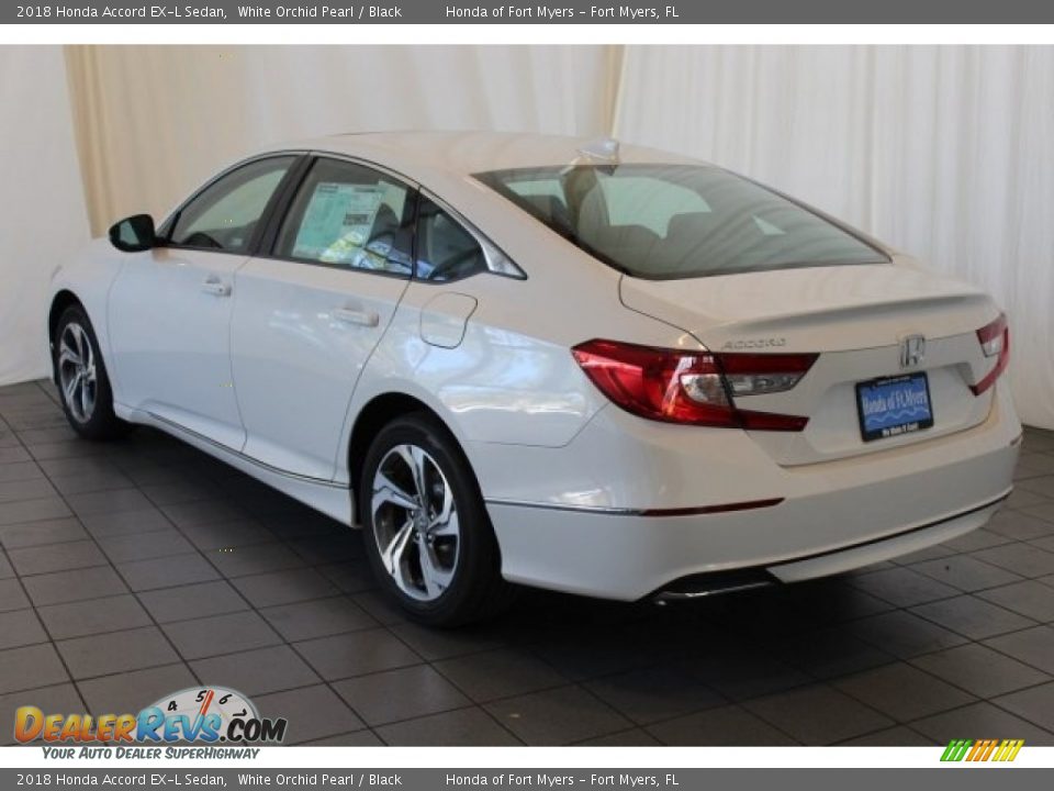 2018 Honda Accord EX-L Sedan White Orchid Pearl / Black Photo #6