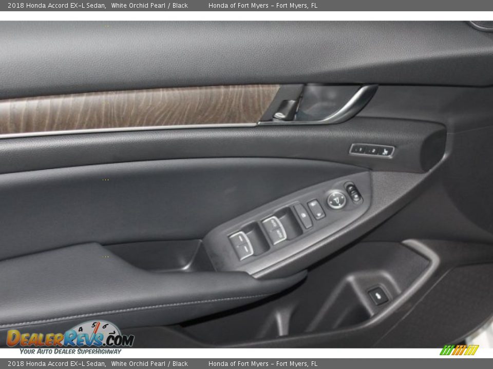 2018 Honda Accord EX-L Sedan White Orchid Pearl / Black Photo #9