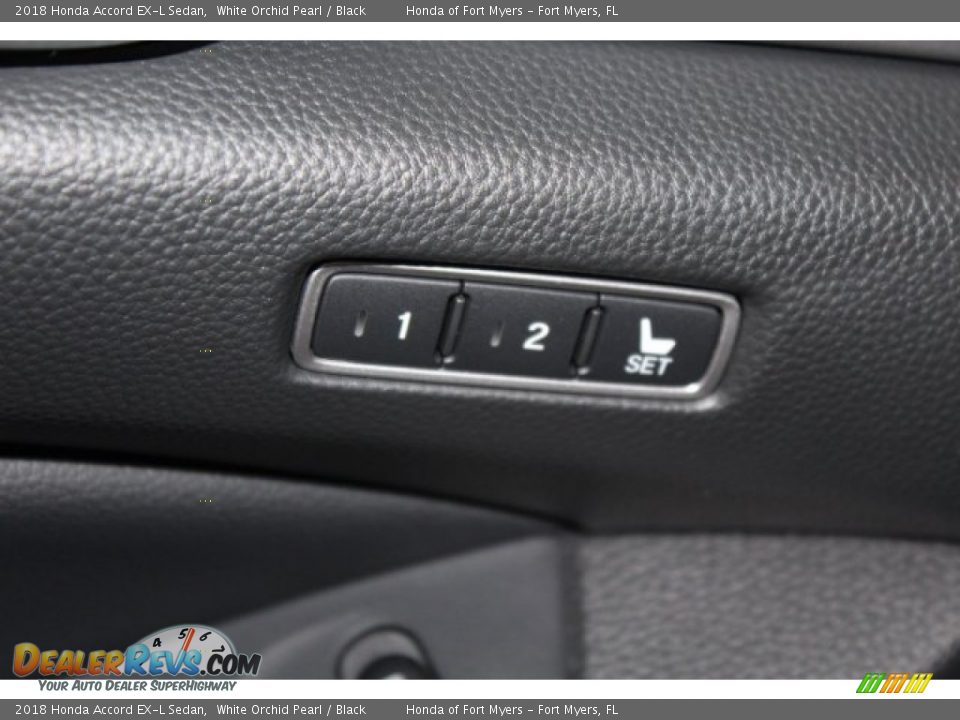 2018 Honda Accord EX-L Sedan White Orchid Pearl / Black Photo #10