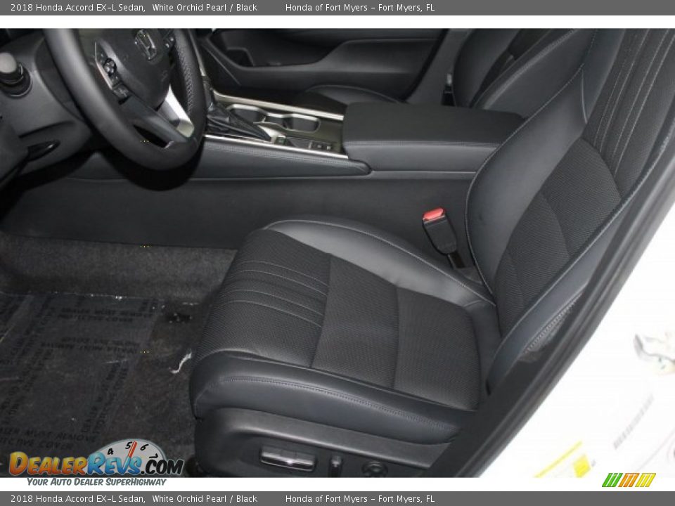 2018 Honda Accord EX-L Sedan White Orchid Pearl / Black Photo #12