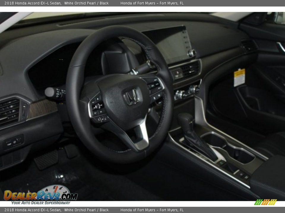 2018 Honda Accord EX-L Sedan White Orchid Pearl / Black Photo #13