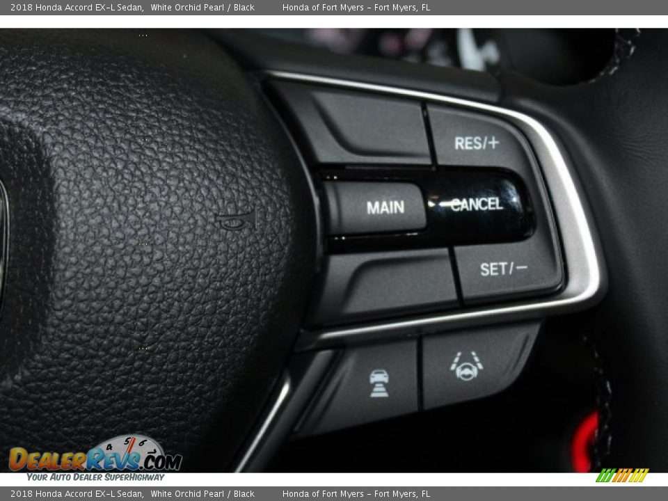2018 Honda Accord EX-L Sedan White Orchid Pearl / Black Photo #15