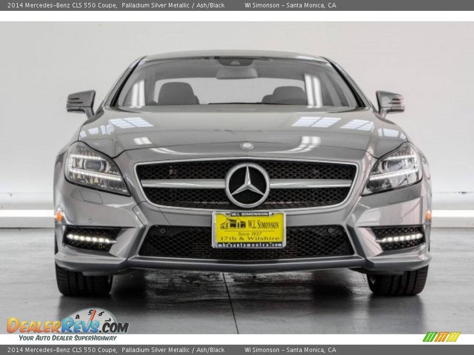 2014 Mercedes-Benz CLS 550 Coupe Palladium Silver Metallic / Ash/Black Photo #2