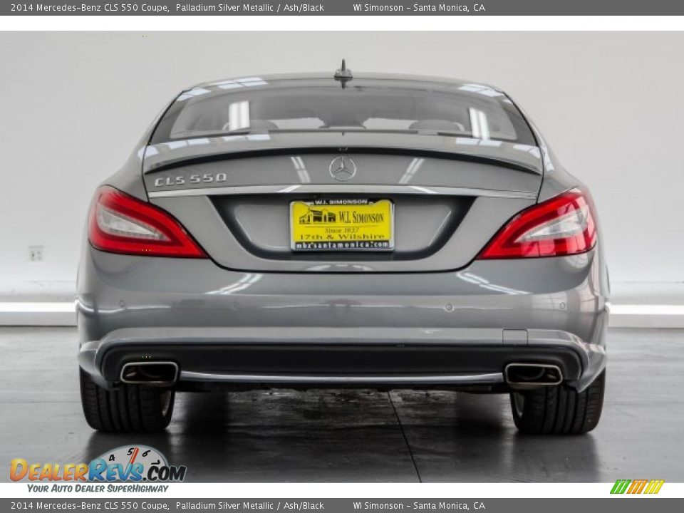 2014 Mercedes-Benz CLS 550 Coupe Palladium Silver Metallic / Ash/Black Photo #3