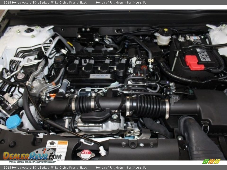 2018 Honda Accord EX-L Sedan White Orchid Pearl / Black Photo #24