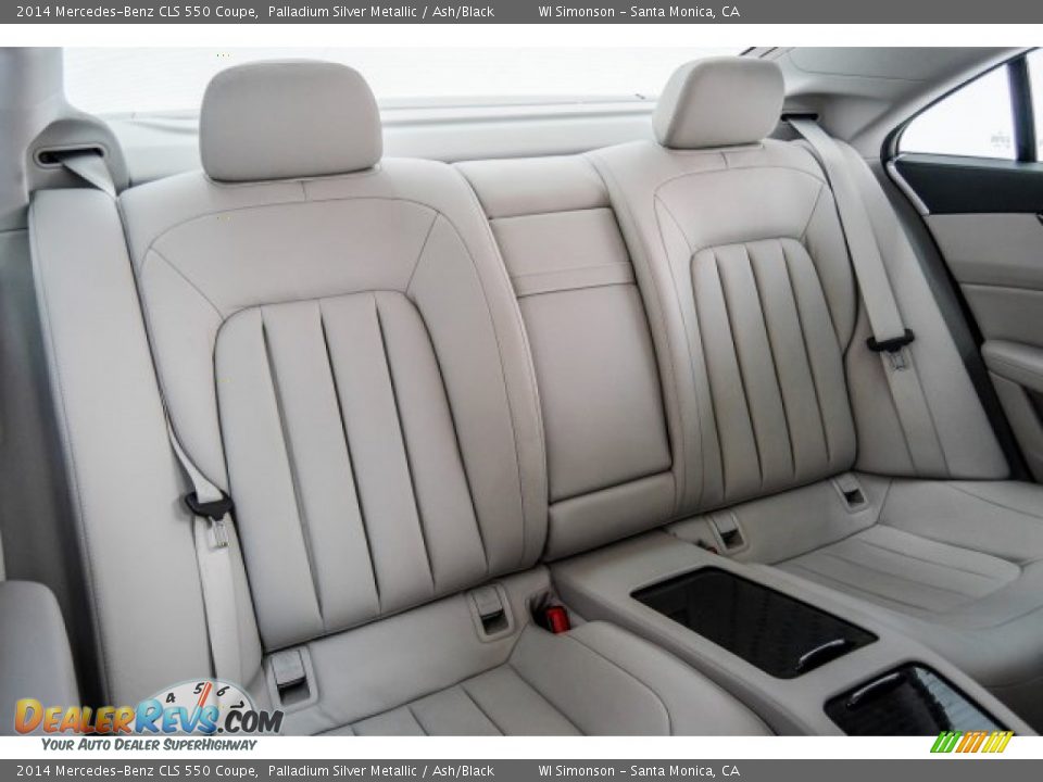 2014 Mercedes-Benz CLS 550 Coupe Palladium Silver Metallic / Ash/Black Photo #13