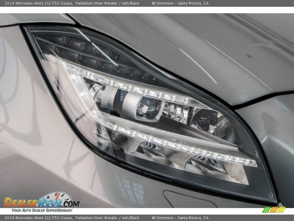 2014 Mercedes-Benz CLS 550 Coupe Palladium Silver Metallic / Ash/Black Photo #29