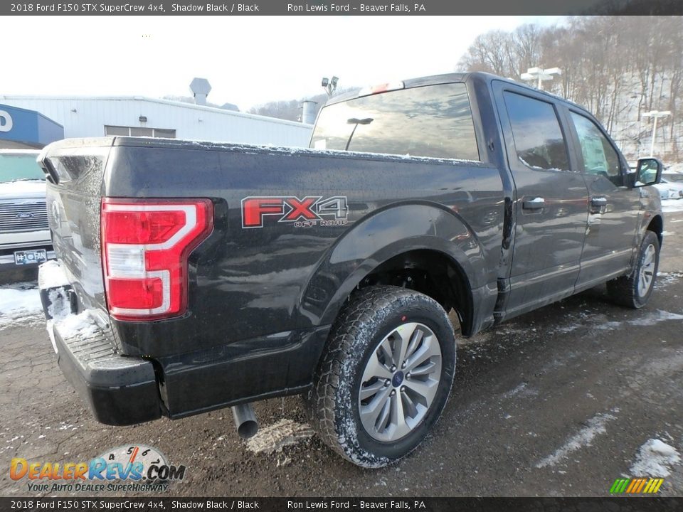 2018 Ford F150 STX SuperCrew 4x4 Shadow Black / Black Photo #2