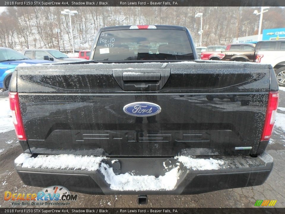 2018 Ford F150 STX SuperCrew 4x4 Shadow Black / Black Photo #3