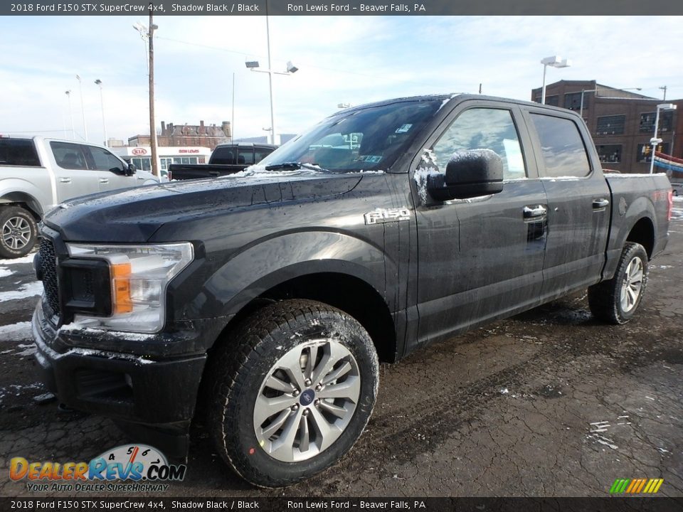 2018 Ford F150 STX SuperCrew 4x4 Shadow Black / Black Photo #6