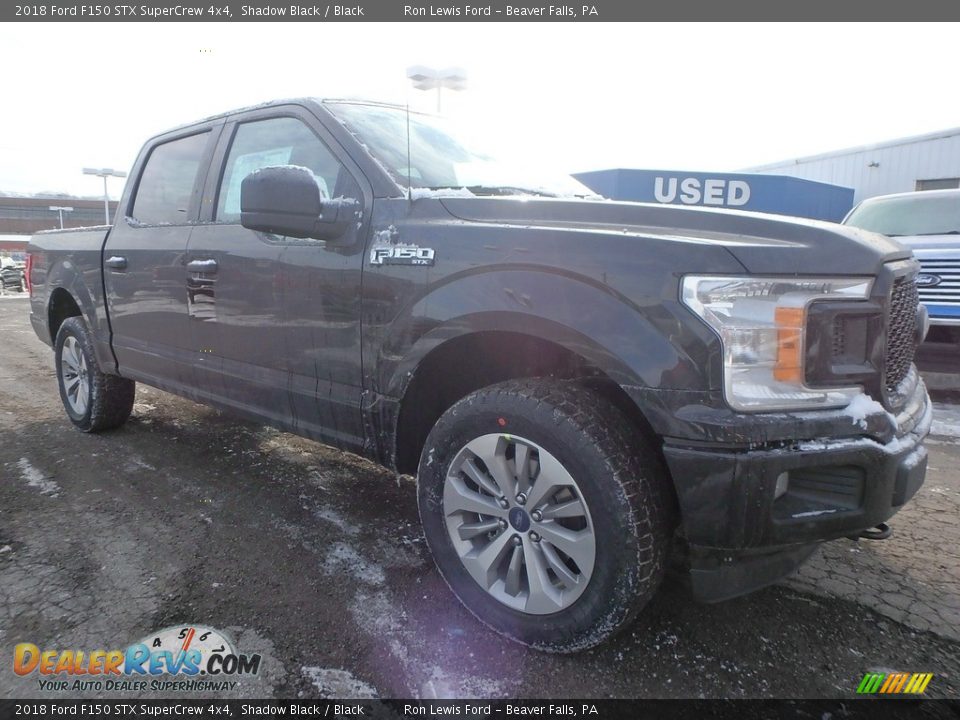 2018 Ford F150 STX SuperCrew 4x4 Shadow Black / Black Photo #8
