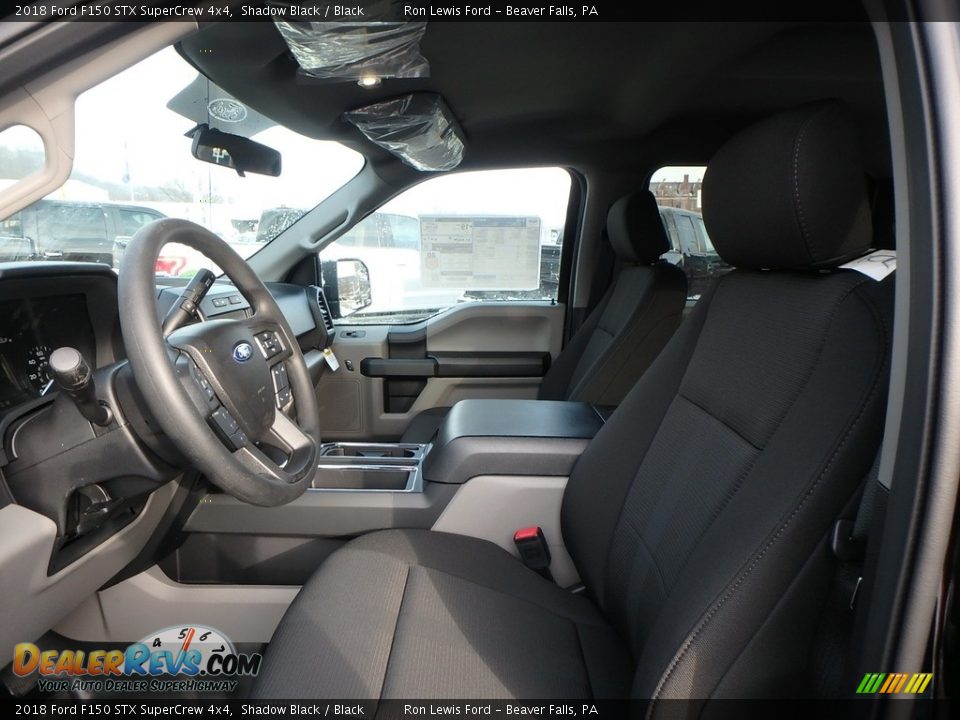 2018 Ford F150 STX SuperCrew 4x4 Shadow Black / Black Photo #10