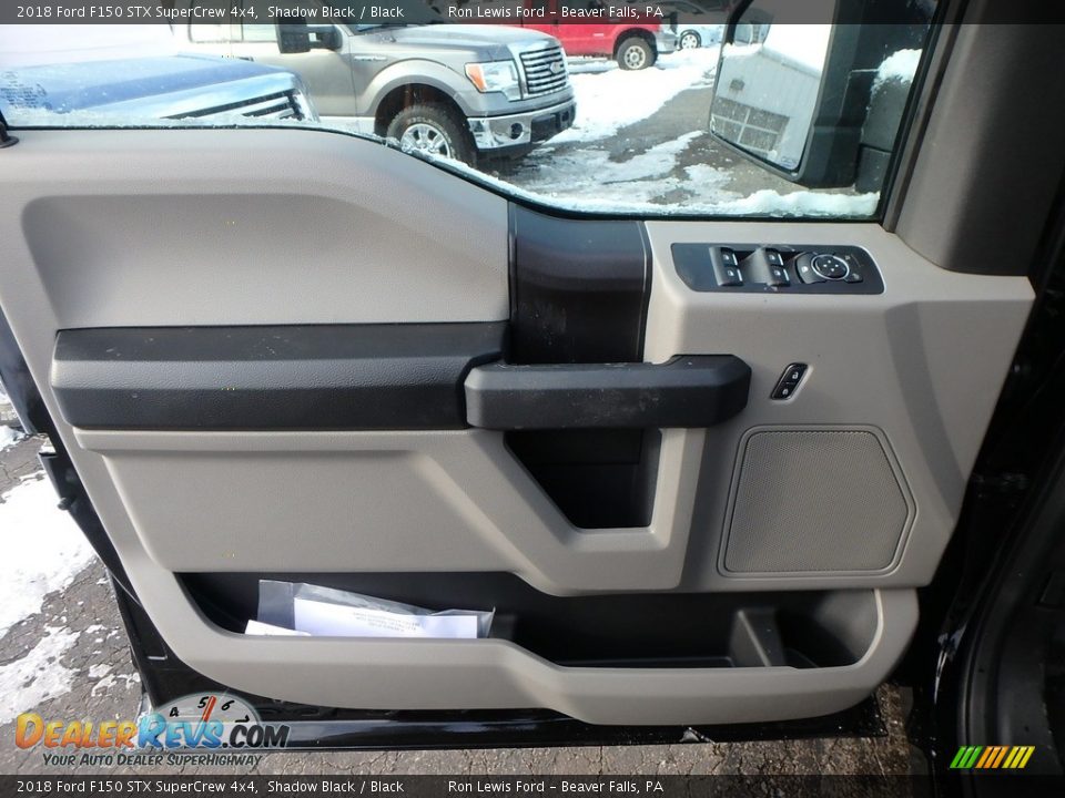 2018 Ford F150 STX SuperCrew 4x4 Shadow Black / Black Photo #13
