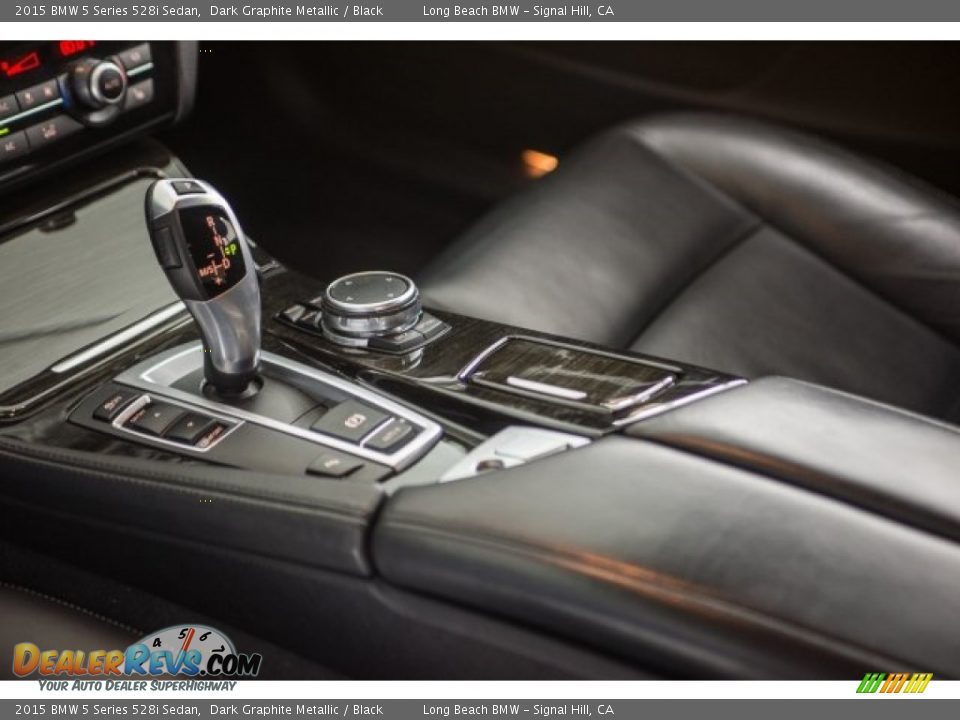 2015 BMW 5 Series 528i Sedan Dark Graphite Metallic / Black Photo #9