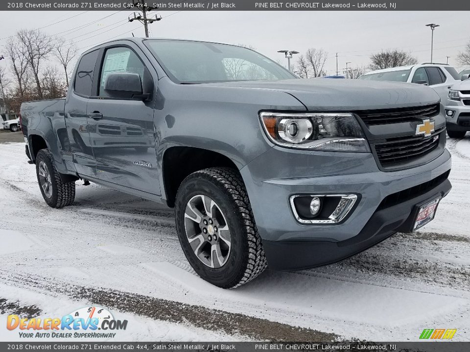 2018 Chevrolet Colorado Z71 Extended Cab 4x4 Satin Steel Metallic / Jet Black Photo #1
