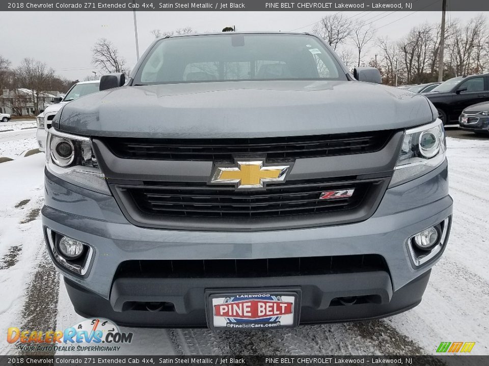 2018 Chevrolet Colorado Z71 Extended Cab 4x4 Satin Steel Metallic / Jet Black Photo #2