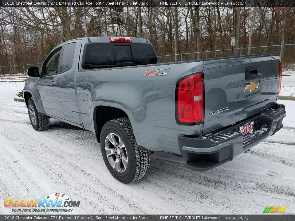 2018 Chevrolet Colorado Z71 Extended Cab 4x4 Satin Steel Metallic / Jet Black Photo #4