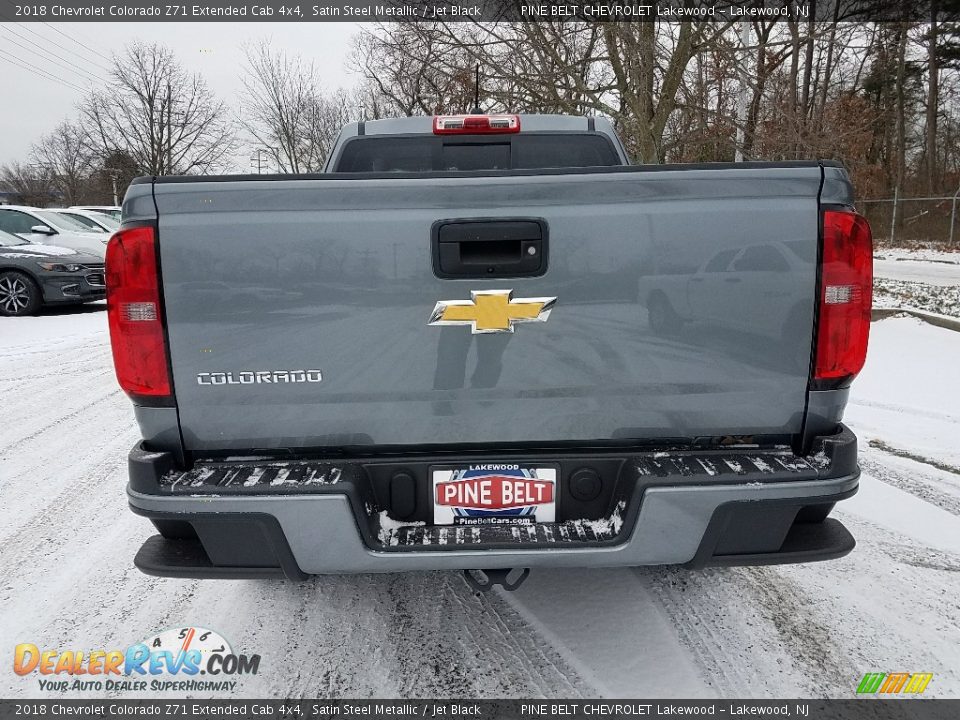 2018 Chevrolet Colorado Z71 Extended Cab 4x4 Satin Steel Metallic / Jet Black Photo #5