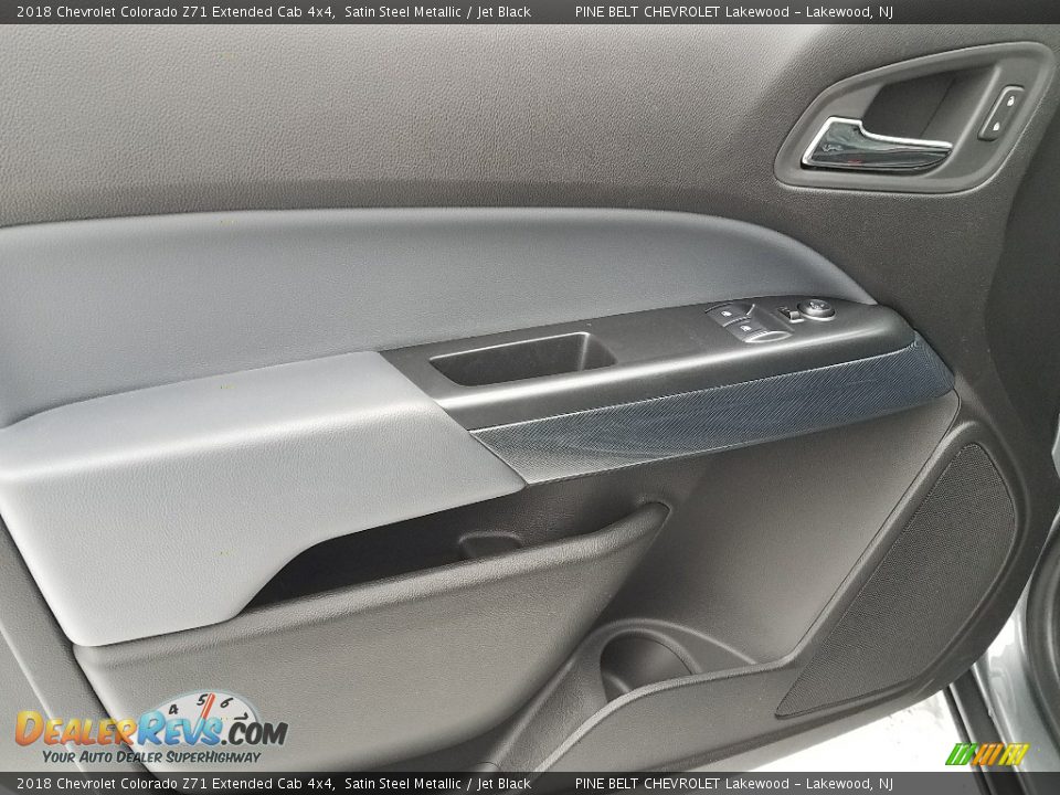 2018 Chevrolet Colorado Z71 Extended Cab 4x4 Satin Steel Metallic / Jet Black Photo #8