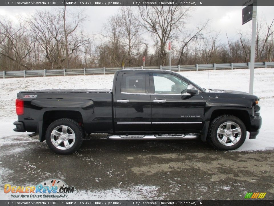 2017 Chevrolet Silverado 1500 LTZ Double Cab 4x4 Black / Jet Black Photo #2