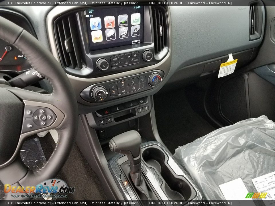 2018 Chevrolet Colorado Z71 Extended Cab 4x4 Satin Steel Metallic / Jet Black Photo #11