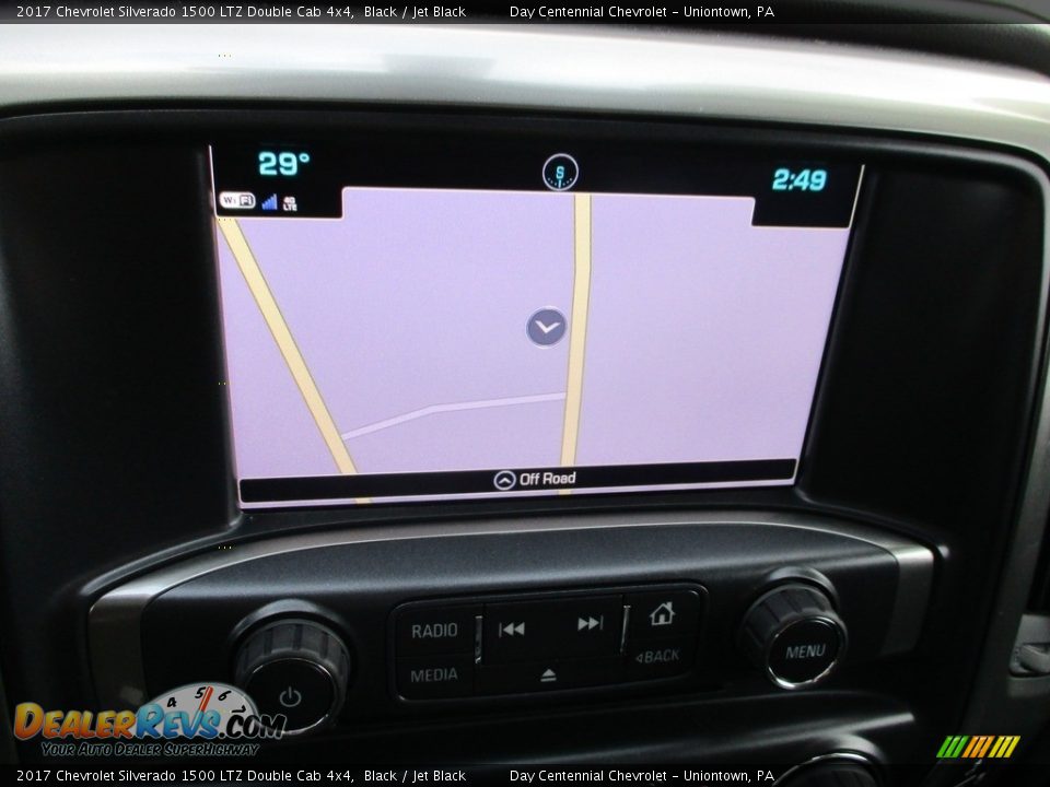 2017 Chevrolet Silverado 1500 LTZ Double Cab 4x4 Black / Jet Black Photo #5
