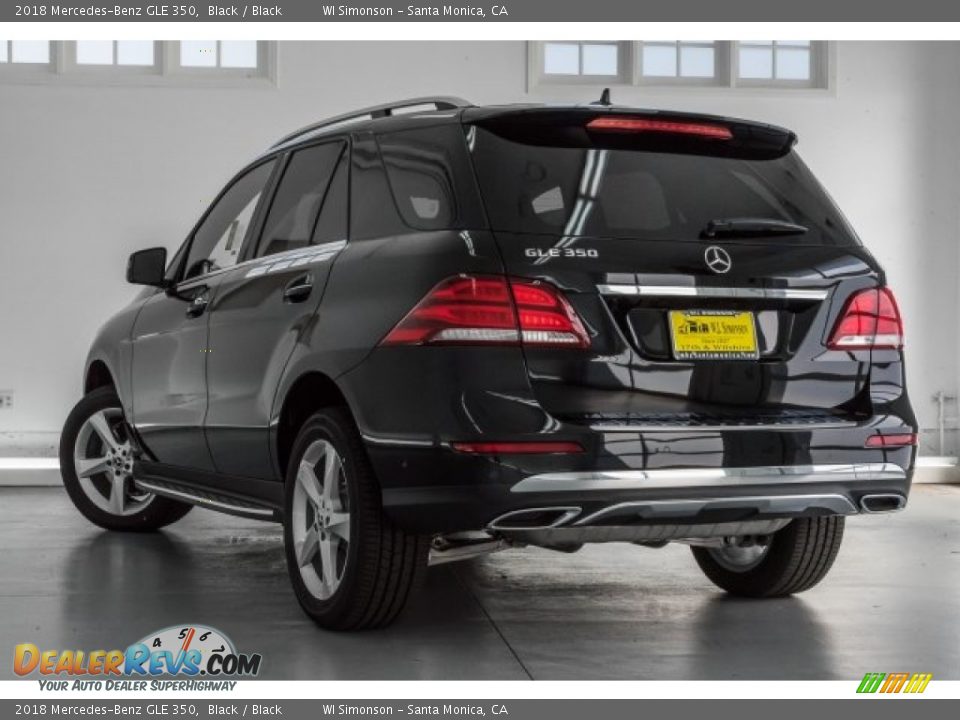 2018 Mercedes-Benz GLE 350 Black / Black Photo #3