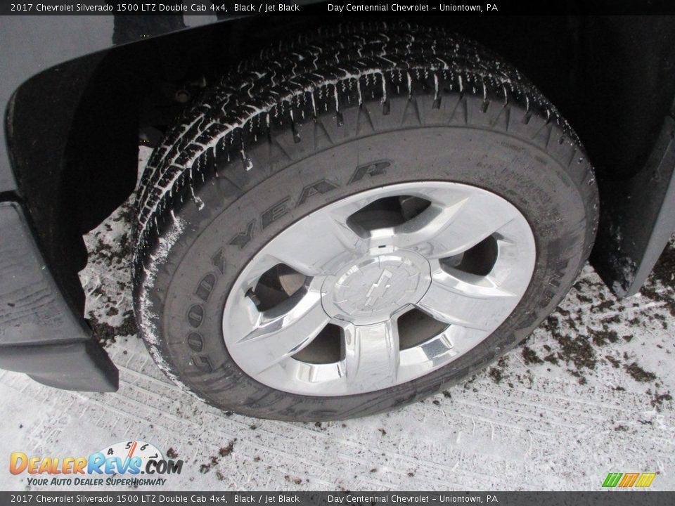 2017 Chevrolet Silverado 1500 LTZ Double Cab 4x4 Black / Jet Black Photo #19