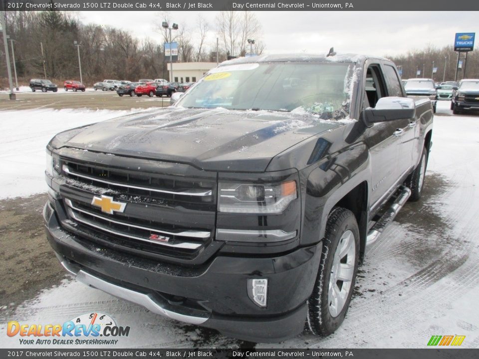 2017 Chevrolet Silverado 1500 LTZ Double Cab 4x4 Black / Jet Black Photo #20